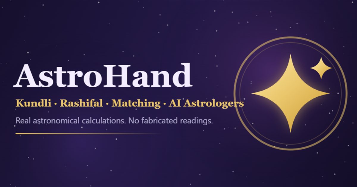 AstroHand — Kundli, Rashifal, Matching and AI Astrologers
